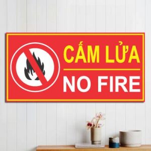 Bảng cấm lửa – mỏng