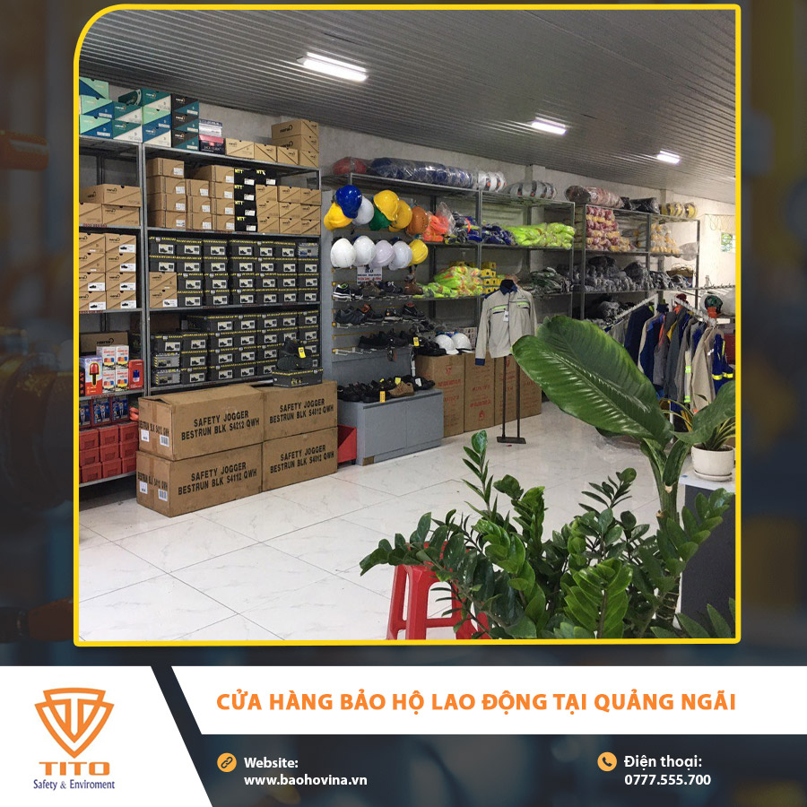 Cửa hàng bảo hộ lao động tại Quảng Ngãi