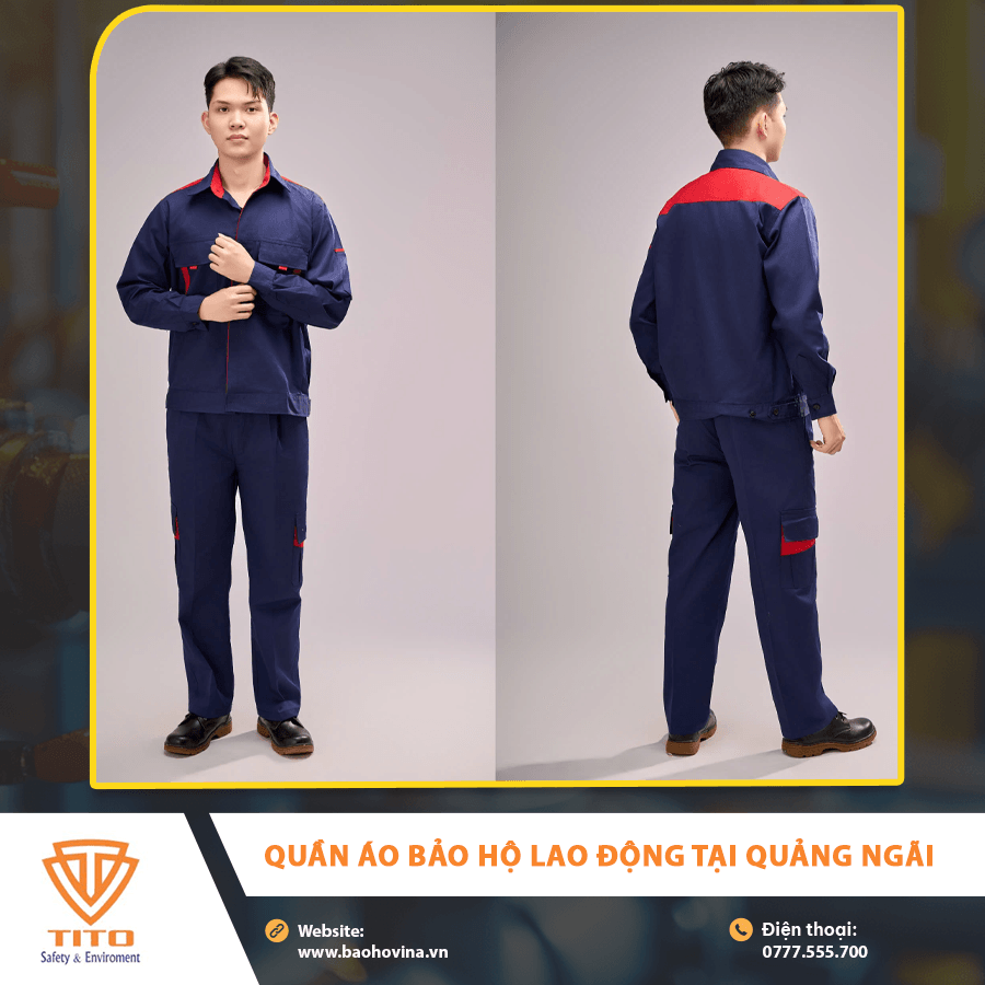 Mẫu quần áo bảo hộ lao động tại Quảng Ngãi